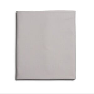 Hudson Park Collection Egyptian Percale Fitted Sheet - Exclusive NWT Silver